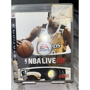 NBA Live 08 - Playstation 3 Video Games Case‎ And Disc Only ML338